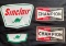 SINCLAIR & CHAMPION SPARK PLUGS - ADVERTISING STICKERS