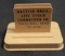 MACTIER BROS. LIVESTOCK COMM. CO. - OMAHA, NEBRASKA - ADVERTISING NOTE HOLDER