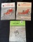 LOT OF (3) INTERNATIONAL PLOW - SALES BROCHURES