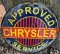 APPROVED CHRYSLER SERVICE - ADVERTISING SIGN