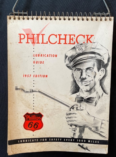 1957 PHILLIPS 66 - LUBICATION GUIDE