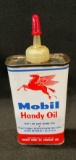 MOBIL HANDY OIL ADVERTISING TIN