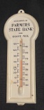 FARMERS STATE BANK - GRANT, NEBRASKA - ADVERTISING THERMOMETER