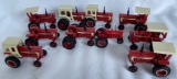 LOT OF (10) INTERNATIONAL 1/64 TRACTORS