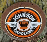 JOHNSON GASOLENE - ADVERTISING SIGN