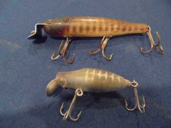 TWO OLD FISHING LURES-CHECK PHOTO