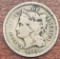 1865 US Three Cent Nickel