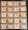 (10) Series 1928 United States $5 Red Seal Notes