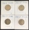 (4) 35% Silver Jefferson Wartime Nickels