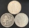 (3) US Morgan Silver Dollars - 1896-O, 1897, & 1898-O