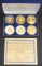 America's Rare Gold Coin Tribute Proof Collection -- 24Kt Gold Plated Replica Coins