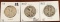 1918 Walking Liberty Half Dollars - P, D, and S