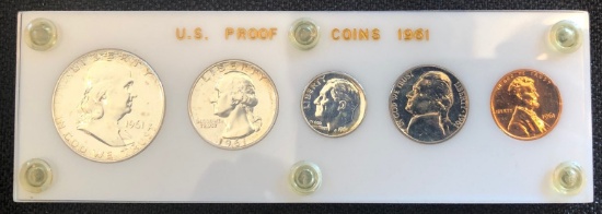 1961 US Proof Set - In Plastic Holder