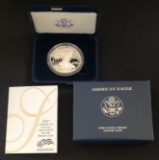 2007-W Proof Silver Eagle with Box and COA