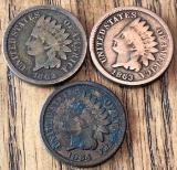 Civil War Era Indian Head Cents -- 1862, 1863, & 1864