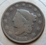 1831 US Coronet Head Large Cent