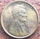 1909 V.D.B. Lincoln Wheat Cent - AU