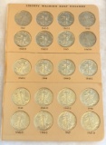 Walking Liberty Half Dollar Collection -- 1941-1947 -- 20 Total Coins