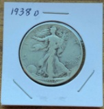 1938-D Walking Liberty Half Dollar -- Low Mintage