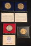 Set of (4) United States Medallions
