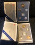1988 & 1989 Royal Canadian Mint Specimen Set - 6 Coins in Each Set