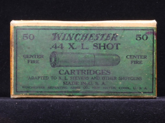 Winchester 44 X. L. SHOT cartridges partial