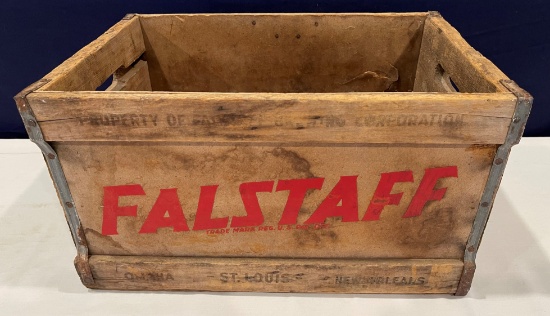 VINTAGE FALSTAFF BEER BOX