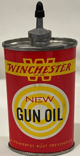 WINCHESTER GUN OIL - ADVERTISING TIN