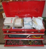 Toolbox w/ tools and repair parts