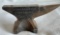 SMALL CAST IRON ANVIL -- FISHER & NCRRIS - TRENTON, N.J.