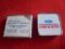 2 OLD ADVERTISING POCKET TAPE MEASURES