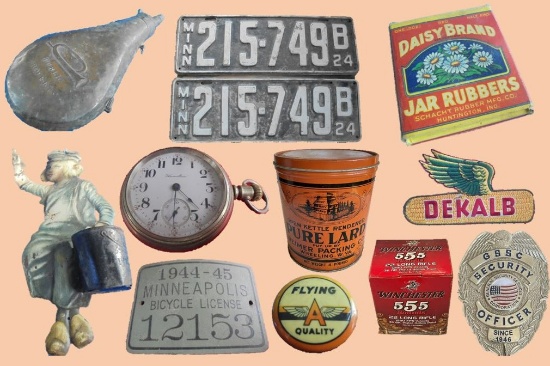 LIVING ESTATE ANTIQUES, ADVERTISING & COLLECTIBLES