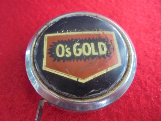 OLD ADVERTISING POCKET TAPE MEASURE _OS'GOLD" SEED CO