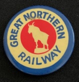 GREAT NORTHERN RAILWAY - PIN BACK