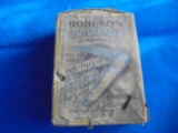 OLD ONE DOZEN POCKET KNIFE BOX-ROUGH-ROBESON BRAND