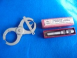 TWO SMALL TOOLS-WATCH CALIPER & WIGGLER OR CENTER FINDER