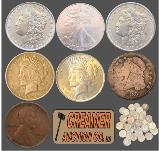 Creamer Auction CO LLC Auction Catalog COLLECTIBLE COIN AND CURRENCY