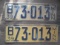 1939 SET OF MINNESOTA LICENSE PLATES-