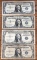 (4) UNITED STATES $1.00 SILVER CERTIFICATES - 1935 & 1957