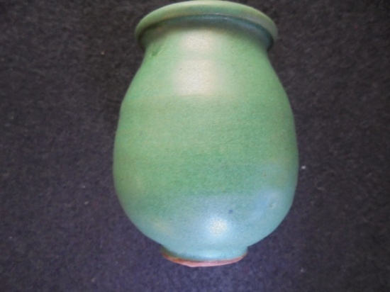 SMALL "NECOMB COLLEGE" POTTERY TOOTH PICK OR SMALL VASE