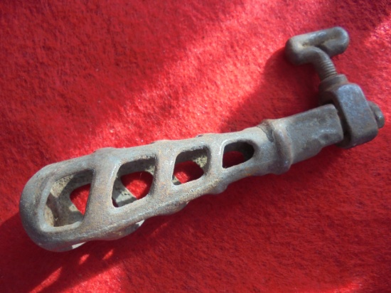 ANTIQUE CAST IRON TOOL HANDLE-LIKE FOR A FILE