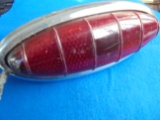 OLD AUTOMOBILE TAIL LIGHT UNIT - LENS AND MOUNT