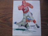 1955 SIOUX CITY CENTRAL & EAST FOOTBALL PROGRAM-W/GRAPHICS