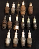 LOT OF (15) VINTAGE SPARK PLUGS - CHAMPION & AC