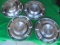 VINTAGE SET OF (4) CHEVROLET HUB CAPS-VERY CLEAN AND MATCHING