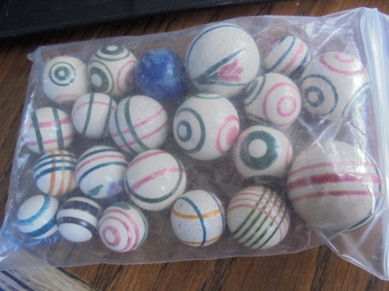 BAG OF MARBLES-SEE PHOTO