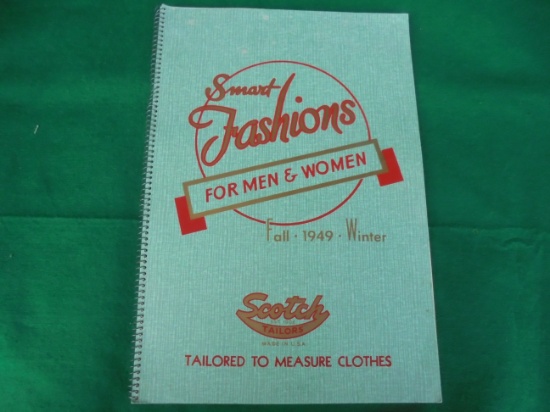 1949 FALL--WINTER FASHIONS CATALOG FOR MEN & WOMEN--SCOTCH TAILORS