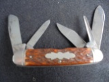 VINTAGE CRAFTSMAN 5 BLADE POCKET KNIFE-GREAT ORIGINAL WITH LITTLE USE