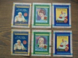 (6) VINTAGE LUCKY STRIKE CIGARETTE BRIDGE GAME CARDS