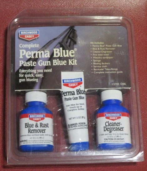 Complete Perma Blue Paste Gun Blue Kit